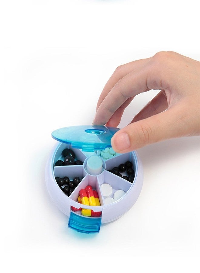 MXY Pill Box Reverse 7 Days Pill Dispenser Weekly Medicine Case Travel Drug Case Vitamin Holder - Image 4